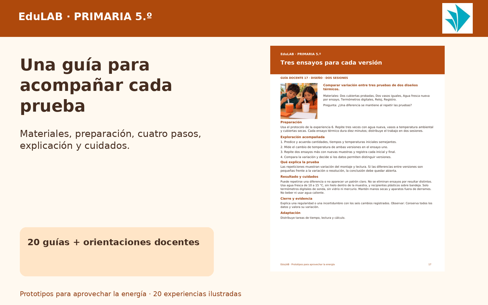 Prototipos para aprovechar la energía | 5.º de primaria | 20 experiencias, fichas, guías y recursos editables 4 Prototipos para aprovechar la energía | 5.º de primaria | 20 experiencias, fichas, guías y recursos editables - Imagen 4