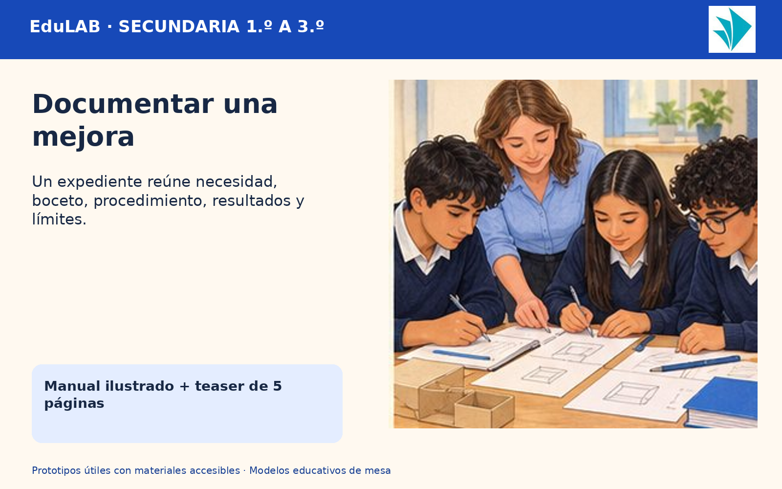 Prototipos útiles con materiales accesibles | Tecnología de 1.º a 3.º de secundaria | 20 experiencias y 49 recursos 7 Prototipos útiles con materiales accesibles | Tecnología de 1.º a 3.º de secundaria | 20 experiencias y 49 recursos - Imagen 7
