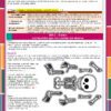 Planeación Proyecto Escolar: “Día de Muertos" 1°, 2° y 3° Grado Primaria NEM 10 Una colorida página de revista educativa presenta texto, recuadros con leyendas e instrucciones para una actividad de grupo. Bordes decorativos e iconos vibrantes resaltan temas de comunidad, narración de cuentos y tradiciones.