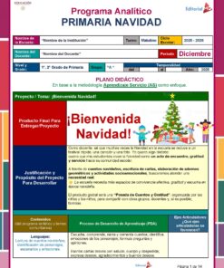 Proyecto Navidad Primaria 1° 2° MD Pagina 01
