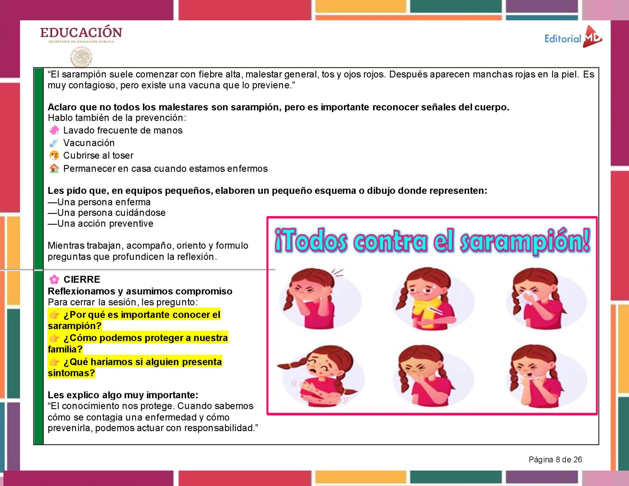 Proyecto “Nos informamos para prevenir ¡El Sarampión!” PRIMARIA NEM 2026 6 Proyecto “Nos informamos para prevenir ¡El Sarampión!” PRIMARIA NEM 2026 - Image 6