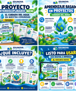 Proyecto Interdisciplinario NEM para Primaria: El Cuidado del Agua en Nuestra Comunidad | Word Editable 4 Proyecto interdisciplinario Cuidado del agua 1