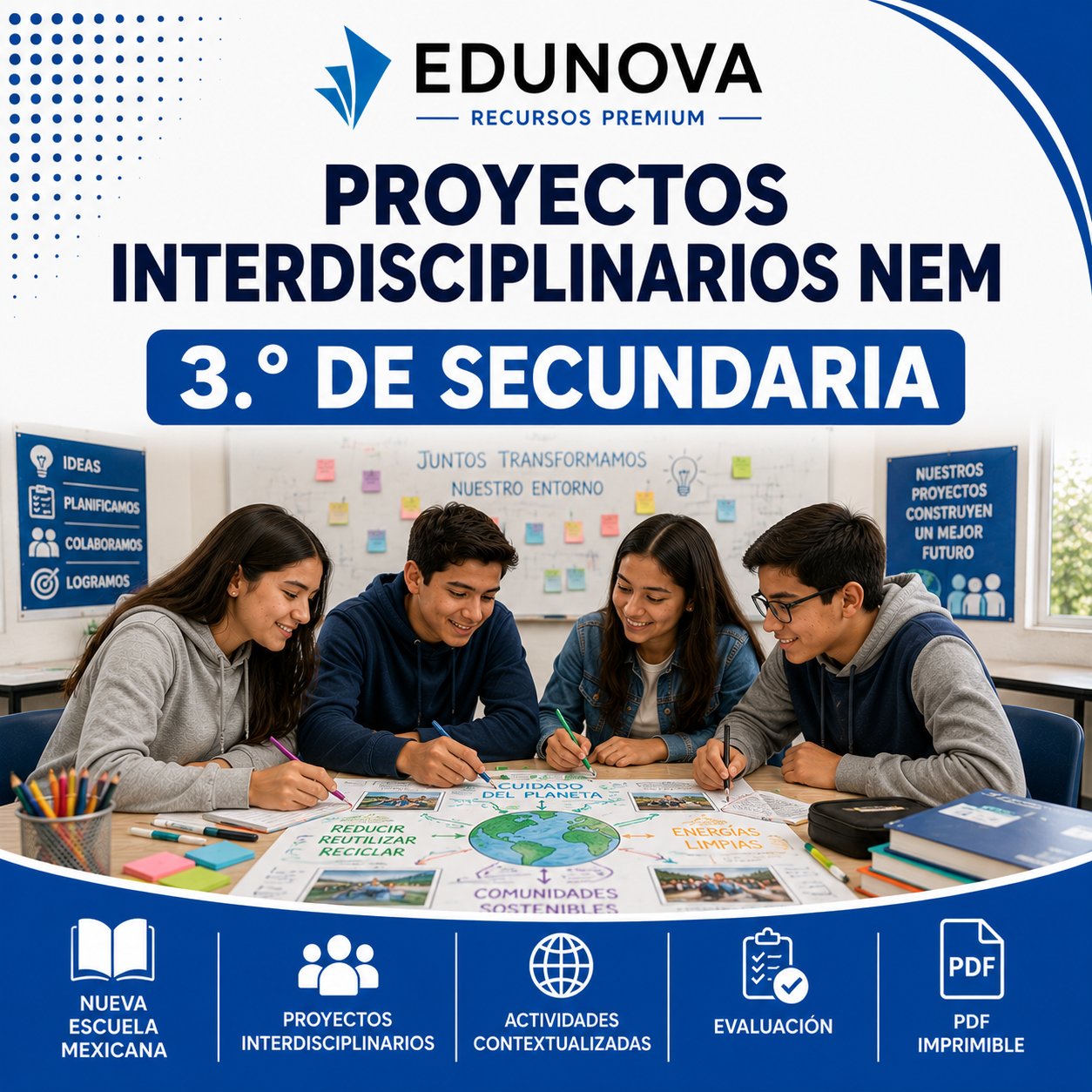 Proyectos Interdisciplinarios NEM 3.º de Secundaria 2026-2027 | Campos Formativos | PDF 1 Proyectos Interdisciplinarios NEM 3.º de Secundaria 2026-2027 | Campos Formativos | PDF
