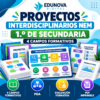 Proyectos Interdisciplinarios NEM 1.º de Secundaria | Cuatro Campos Formativos | PDF Imprimible