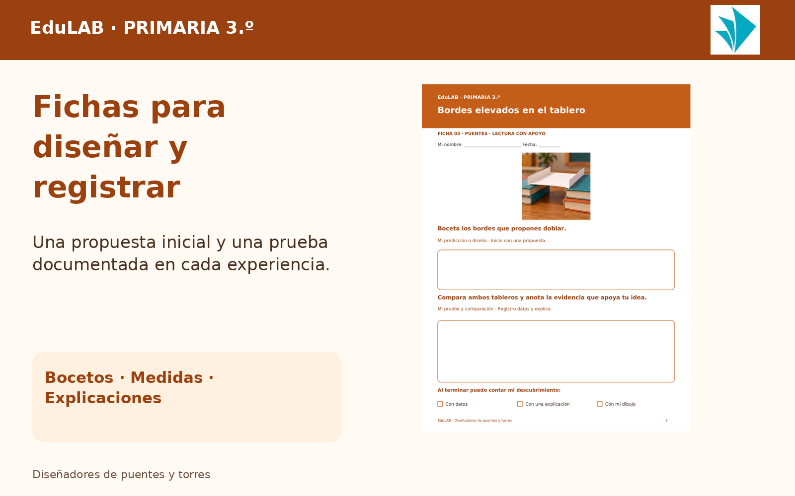 Diseñadores de Puentes y Torres | 3.º de Primaria | 20 Experiencias con Fichas, Guías, Word, PowerPoint y Portal HTML 3 Diseñadores de Puentes y Torres | 3.º de Primaria | 20 Experiencias con Fichas, Guías, Word, PowerPoint y Portal HTML - Imagen 3