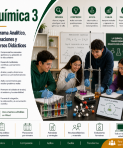 Química 3° Secundaria NEM 2026-2027 | Programa Analítico, Planeaciones y Recursos Didácticos Editables