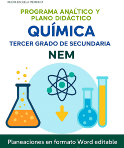 Química - Programa Analítico y Plano Didáctico - Tercer Grado de Secundaria