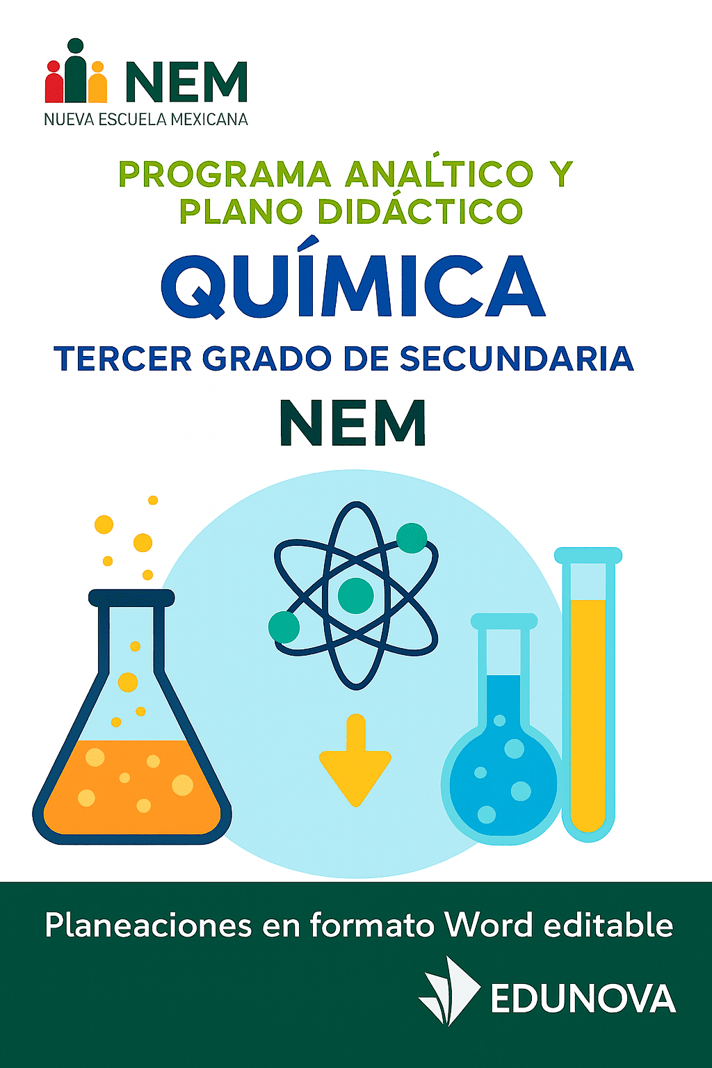 Química - Programa Analítico y Plano Didáctico - Tercer Grado de Secundaria 1 Química - Programa Analítico y Plano Didáctico - Tercer Grado de Secundaria