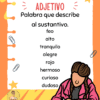 Láminas para Rincón de Gramática 5 Colorido póster educativo en español con el título