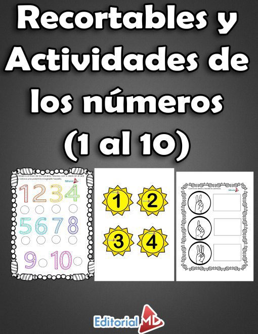 Recortables y Actividades de los números