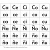 Recortables. Letras y silabas 12
