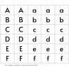 Recortables. Letras y silabas 2