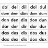 Recortables. Letras y silabas 22