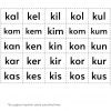 Recortables. Letras y silabas 27