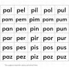 Recortables. Letras y silabas 32