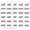 Recortables. Letras y silabas 34