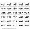 Recortables. Letras y silabas 36