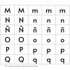Recortables. Letras y silabas 4