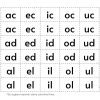 Recortables. Letras y silabas 40