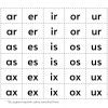 Recortables. Letras y silabas 42