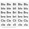 Recortables. Letras y silabas 44