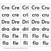 Recortables. Letras y silabas 45