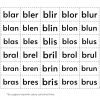 Recortables. Letras y silabas 48