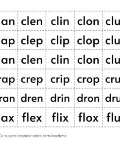 Recortables. Letras y silabas 49
