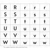 Recortables. Letras y silabas 5