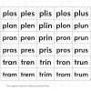 Recortables. Letras y silabas 51