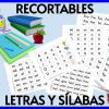 Recortables de Letras y Sílabas