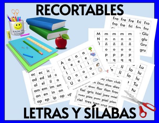 Recortables de Letras y Sílabas