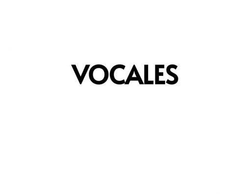 El producto "Recortables de Letras y Sílabas" en negro, negrita centrada sobre fondo blanco liso, separados en sílabas.