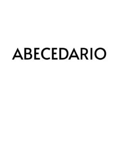 Los Recortables de Letras y Sílabas en letras negras negritas centradas sobre un fondo blanco liso, divididos en sílabas.