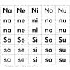 Recortables. Letras y silabas 9