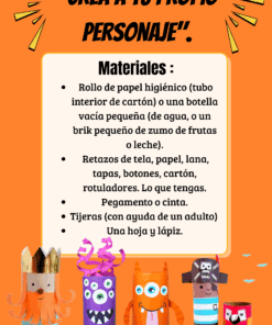Colorido folleto en español titulado 