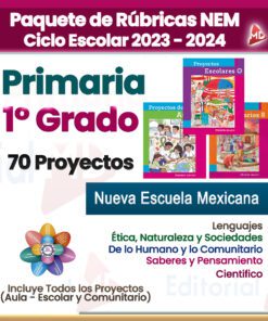 Rúbricas 1° Grado de Primaria NEM (Todos los Proyectos