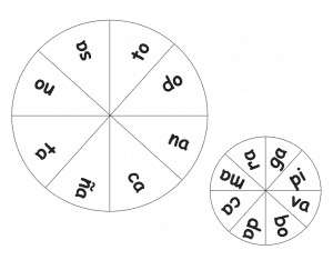 Ruleta con silabas 03