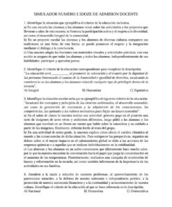 PAQUETE DE 6 SIMULADORES PARA ADMISION EN EDUCACION BASICA 8 SD2