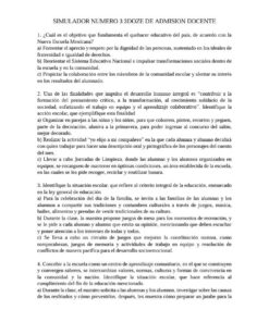 PAQUETE DE 6 SIMULADORES PARA ADMISION EN EDUCACION BASICA 9 SD3