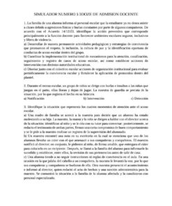 PAQUETE DE 6 SIMULADORES PARA ADMISION EN EDUCACION BASICA 11 SD5