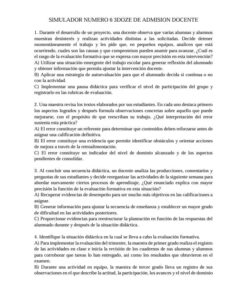 PAQUETE DE 6 SIMULADORES PARA ADMISION EN EDUCACION BASICA 13 SD6