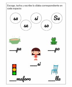 SILABAS PALABRAS LECTOESCRITURA INFANTIL 9