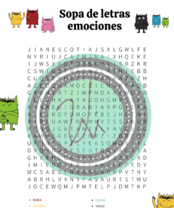 Sopa de letras "EMOCIONES"