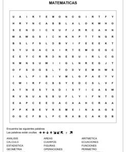 SOPA DE LETRAS MATEMATICAS SECUNDARIA page 0002