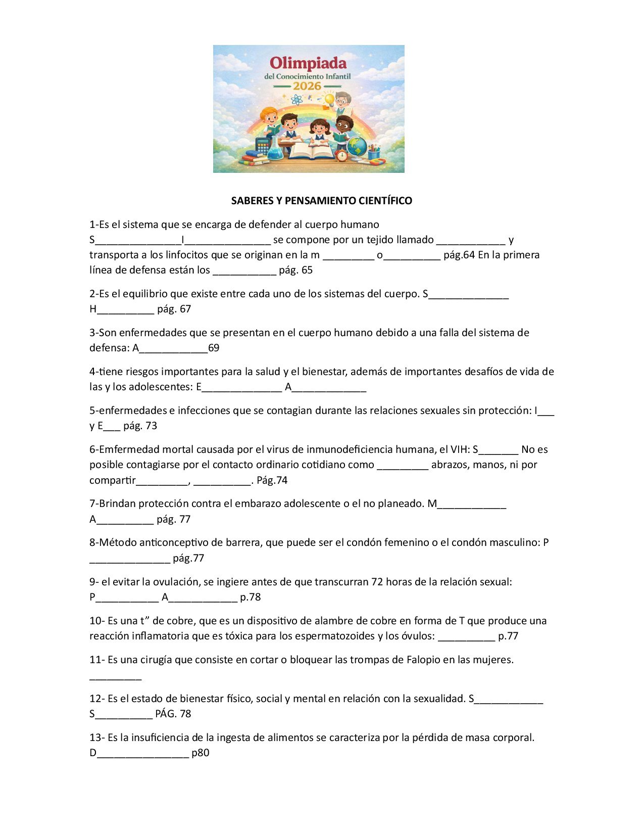 Cuestionario OCI Saberes y Pensamiento Científico-50 PREGUNTAS 2 Cuestionario OCI Saberes y Pensamiento Científico-50 PREGUNTAS - Image 2