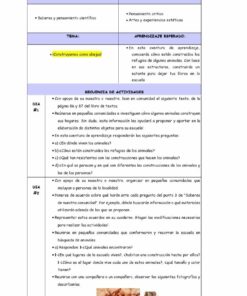 Un plan de lección en español que detalla actividades durante cuatro días para PLANEACION SEGUNDO GRADO DE LA NEM OCTUBRE (4 SEMANAS). El plan, alineado con objetivos del NEM como 