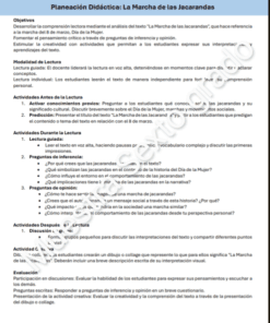 Documento educativo en español titulado 