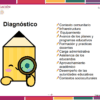PMC para preescolar C.E. 2025 - 2026 7 Ilustración de un simpático lápiz amarillo sosteniendo una lupa, destacando áreas clave para el PMC para preescolar C.E. 2025 - 2026 como el contexto comunitario, la infraestructura, el equipamiento, la formación de profesores y el rendimiento académico sobre fondo blanco.