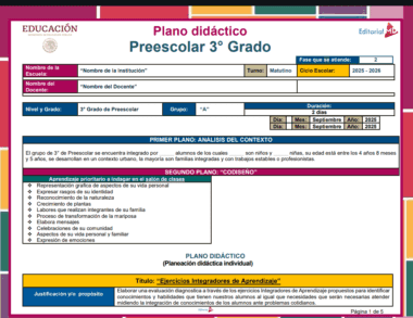 Orientaciones para la aproximación y uso de los EIA 3° de preescolar con planeación didáctica - Image 5